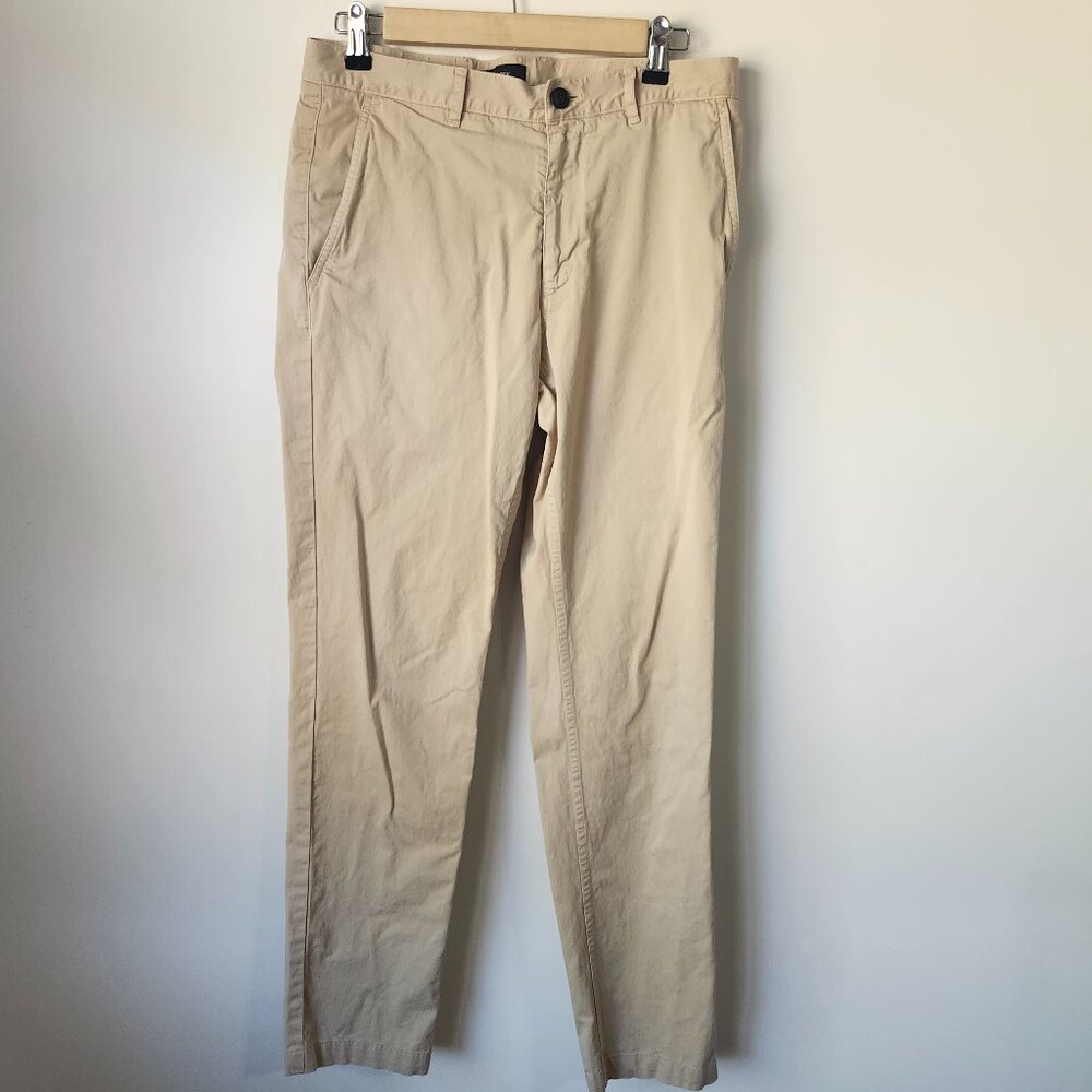 Theory Brewer Soft Stretch Pants Men’s 30 Khaki Slim Fit Chinos